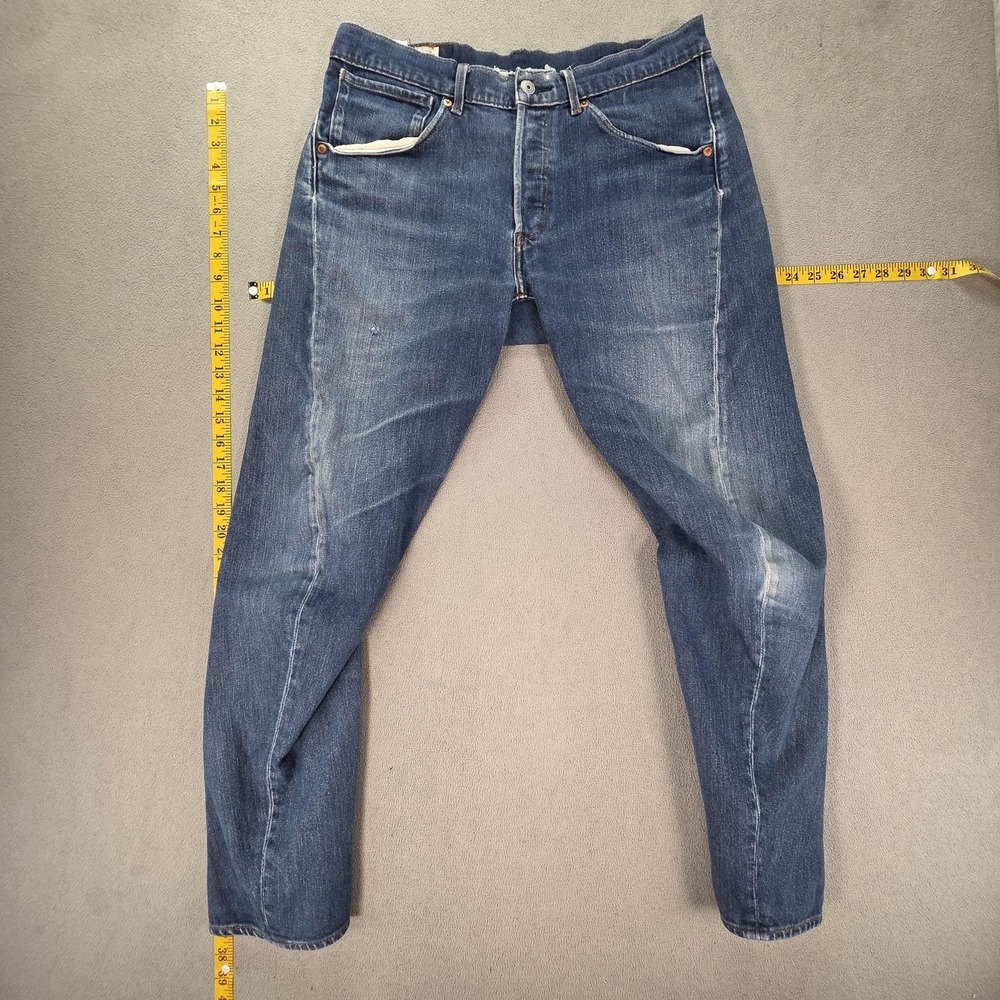 VTG Levis Engineered Jeans Mens Med Wash Blue Relaxed Twisted Fits 31x28